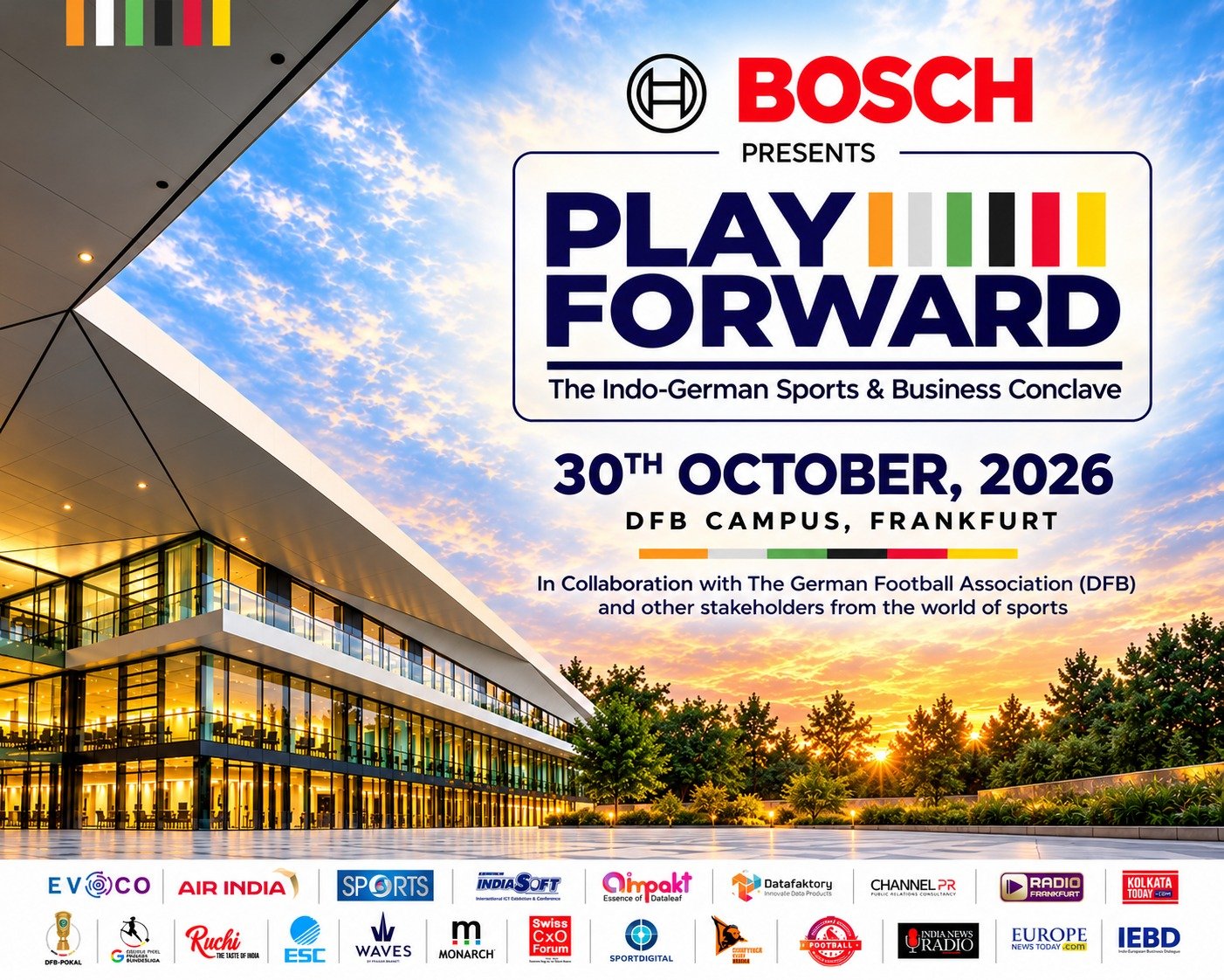 Play Forward — The Indo-German Sports & Business Conclave at DFB-Campus, Frankfurt